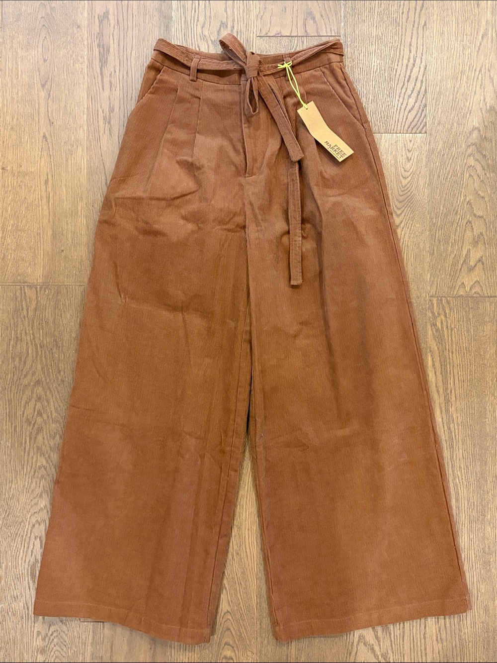 NWT Free Market Wide-Leg Corduroy Pants